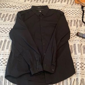 Express men’s long sleeve button down dress shirt